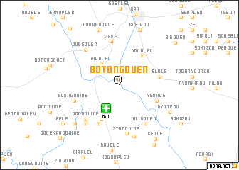 map of Botongouen