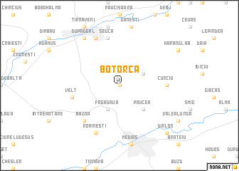 map of Botorca