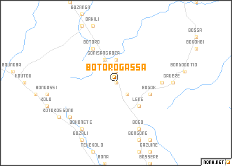 map of Botoro Gassa