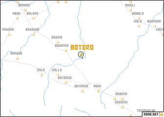 map of Botoro