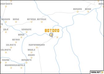 map of Botoro