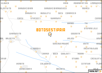 map of Botoşeşti-Paia