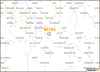 map of Botos