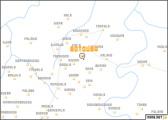 map of Botouba