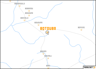 map of Botouba