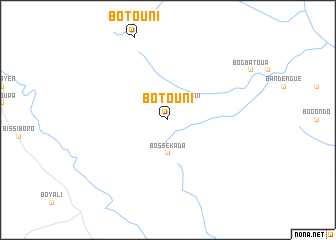 map of Botouni