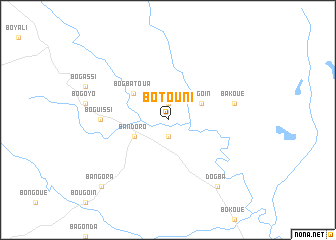 map of Botouni