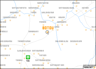 map of Botou