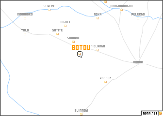 map of Botou