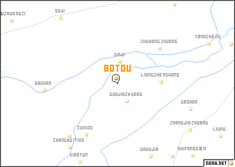 map of Botou