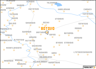 map of Botovo