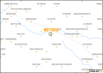 map of Botovo