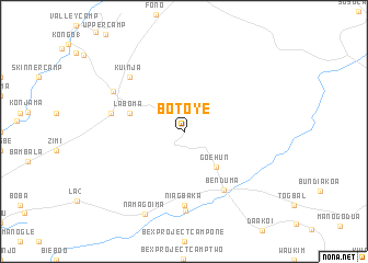 map of Botoye