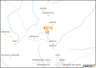 map of Boto