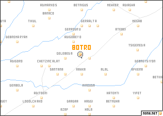 map of Botro