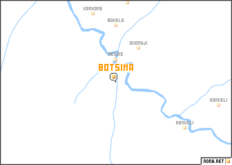 map of Botsima