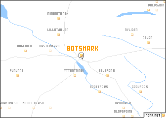 map of Botsmark