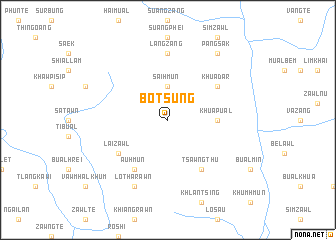 map of Botsung