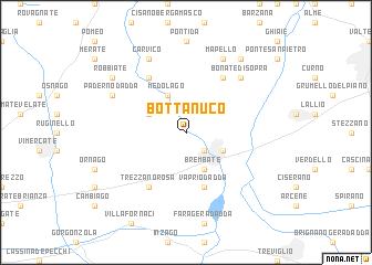 map of Bottanuco