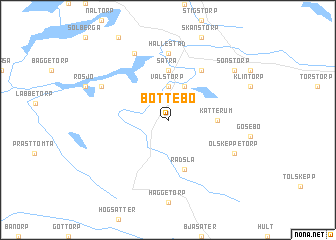 map of Bottebo