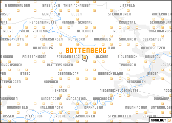 map of Bottenberg