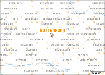 map of Bottenhorn