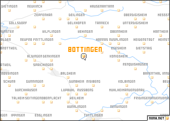 map of Böttingen
