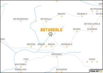 map of Botuagale