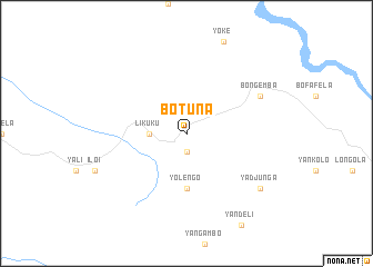 map of Botuna