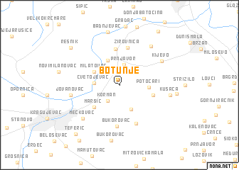 map of Botunje