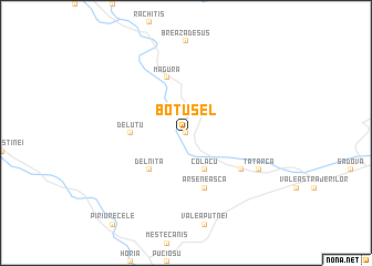 map of Botuşel