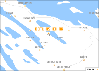 map of Botvinshchina