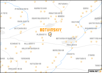 map of Botvinskiy