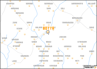 map of Botya