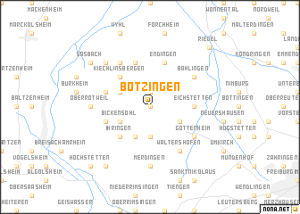 map of Bötzingen