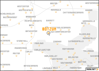 map of Botzum