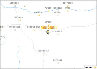 map of Bouabou