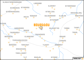 map of Bou Addou