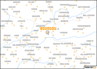 map of Bouadou