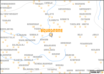 map of Bouadrane
