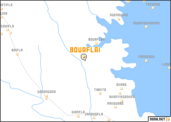 map of Bouafla I