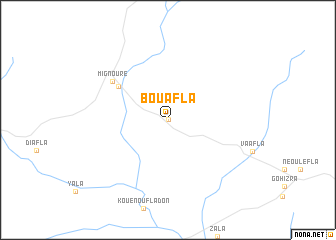 map of Bouafla