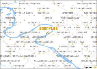 map of Bouafles