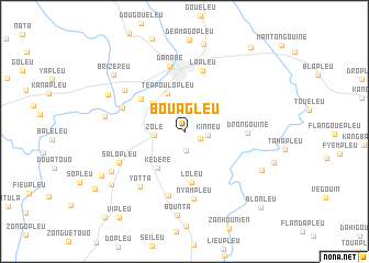map of Bouagleu