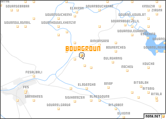 map of Bou Agroun