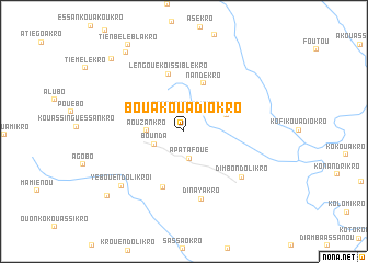 map of Boua Kouadiokro