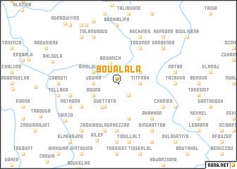 map of Bou Alala