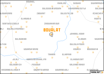 map of Boualat