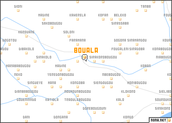 map of Bouala