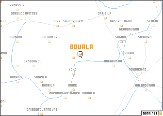 map of Bouala